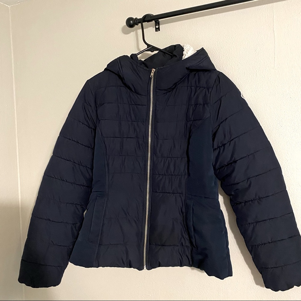 Hollister Sherpa lined puffer jacket